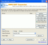 DWG to DXF Converter 2007 screenshot